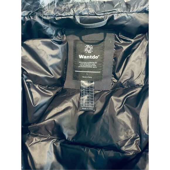 Wantdo Women's Hooded Winter Coat Waterproof Warm Long Puffer Jacket Parka - Picture 5 of 10